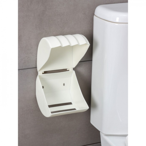 Держатель для туалетной бумаги Regular, 15,5×12,2×13,5 см, цвет белое облако