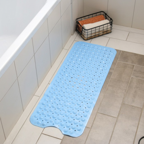 SPA-коврик для ванны на присосках 39×101 см «Пузырьки», цвет МИКС