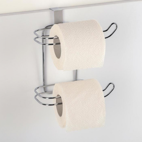 Держатель для туалетной бумаги двойной Доляна, 18×15×20 см