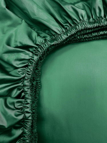 Простыня на резинке Emerald Lux Изумрудный