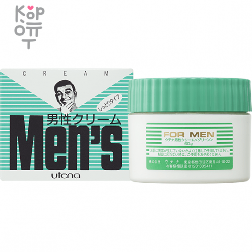 UTENA Men's Face Cream - Увлажняющий мужской крем после бритья 60гр., купить с доставкой на дом