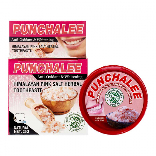 PUNCHALEE Himalayan Pink Salt Herbal Toothpaste  Растительная зубная паста с гималайской розовой солью 25г