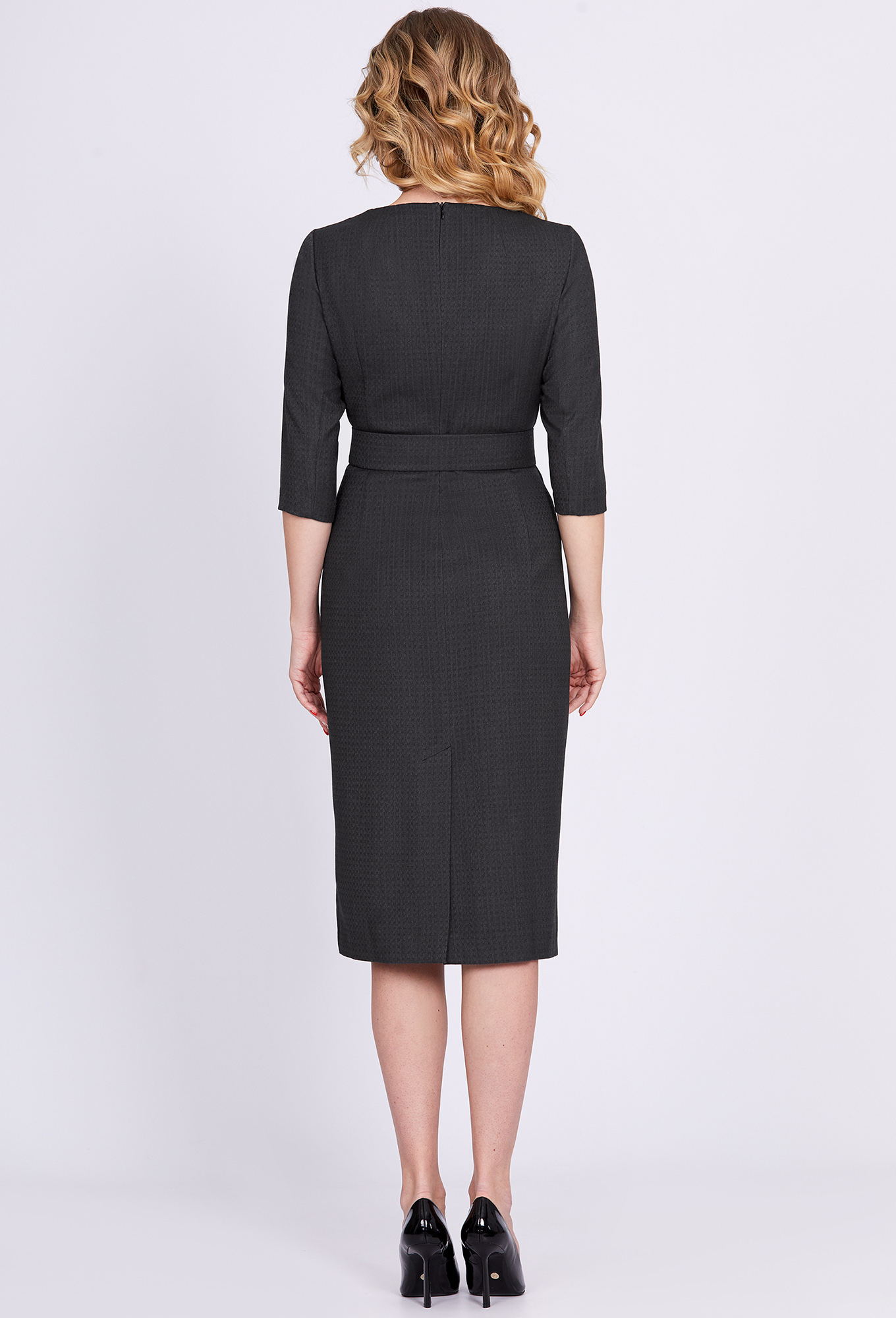 ст. цена2499руб.! Платье Solei 3490 серый