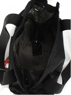 Сумка женская текстиль CF-0420, 1отд, плечевой ремень, черный 252592