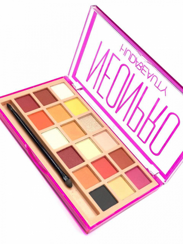 Палетка теней Huda Beauty Neon Pro Pink Palette 18 цветов