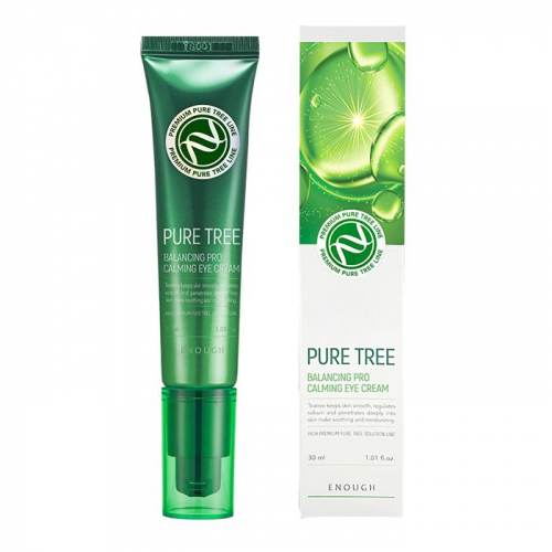 Крем для кожи вокруг глаз успокаивающий с экстрактом чайного дерева Premium Pure Tree Balancing Pro Calming Eye Cream, Enough, 30 мл