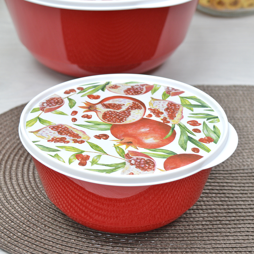 Комплект мисок 3шт (1л, 2л, 3л)