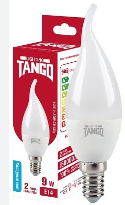 1202501 TANGO LED СА37-9W-E14-4000 Лампа