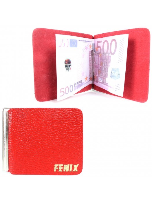 Зажим для купюр FNX-LZ-01 н/к, красный флотер (113) 212598