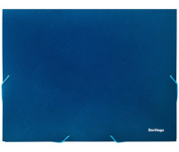 Папка-короб на резинке Berlingo А4, 30мм, 700мкм, синяя, AB3002, 270059