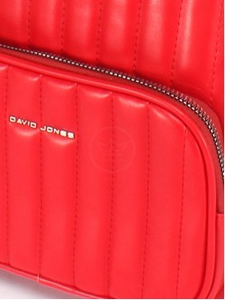 Рюкзак жен искусственная кожа DJ-6919-3-RED, 1отд, 2внут+2внеш/ карм, красный 252330