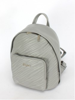 Рюкзак жен искусственная кожа DJ-6943-3-GREY, 1отд, 2внут+2внеш/ карм, серый 252336