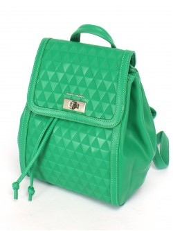 Рюкзак жен искусственная кожа DJ-6906-4-GREEN, 1отд, 2внут/карм, зеленый 252506