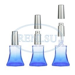 Франческа (20 мл) синий + Металл микроспрей 13/415 (серебро)