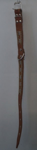 Осипов Ошейник с оплеткой и украшением длина 57 см ширина 3,6 см
