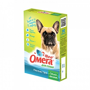 Астрафарм ОМЕГА NEO витамины для собак, с мятой и имбирем, Свежее дыхание