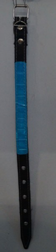 Осипов Ошейник кожаный светоотражающий ширина 2,6 см