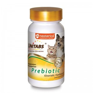Unitabs Prebiotic, для кошек и собак, 100 таблеток.