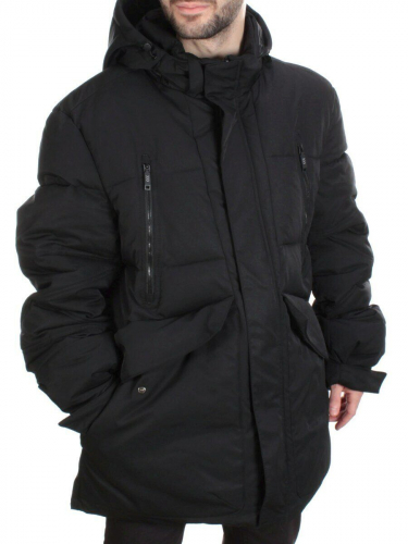 213 BLACK Куртка мужская зимняя (250 гр. холлофайбер) размер 62 идет на 56 российский