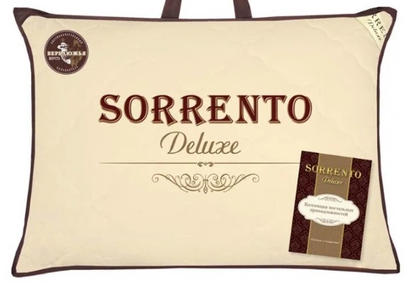 ПП Подушка Верблюжья шерсть стеган Sorrento Deluxe сатин