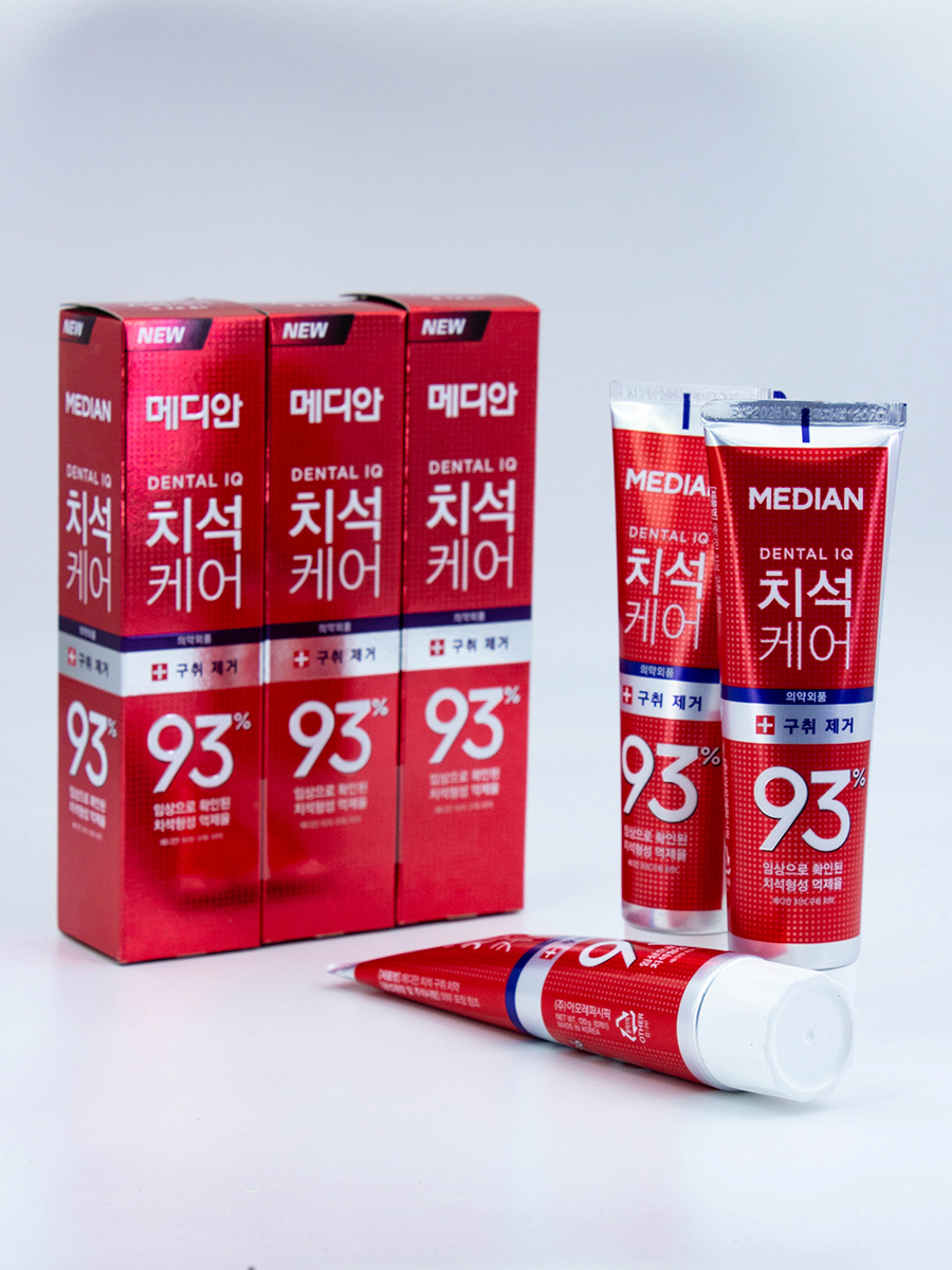 MED - ЗУБНАЯ ПАСТА ОСВЕЖАЮЩАЯ С ЦЕОЛИТОМ MD IQ 93% REMOVE BAD BREATH, 3 ШТ. * 120 МЛ.