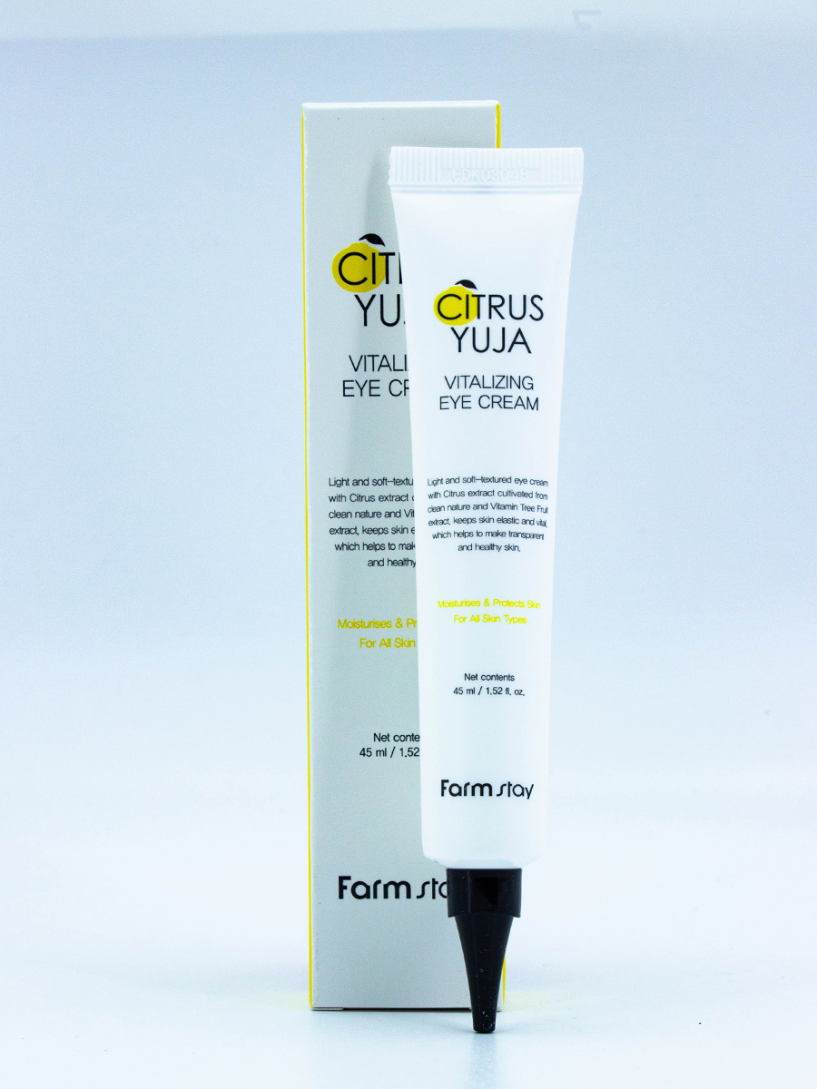 FARMSTAY - КРЕМ ДЛЯ ВЕК С ЭКСТРАКТОМ ЮДЗУ CITRUS YUJA VITALIZING EYE CREAM, 45 МЛ.