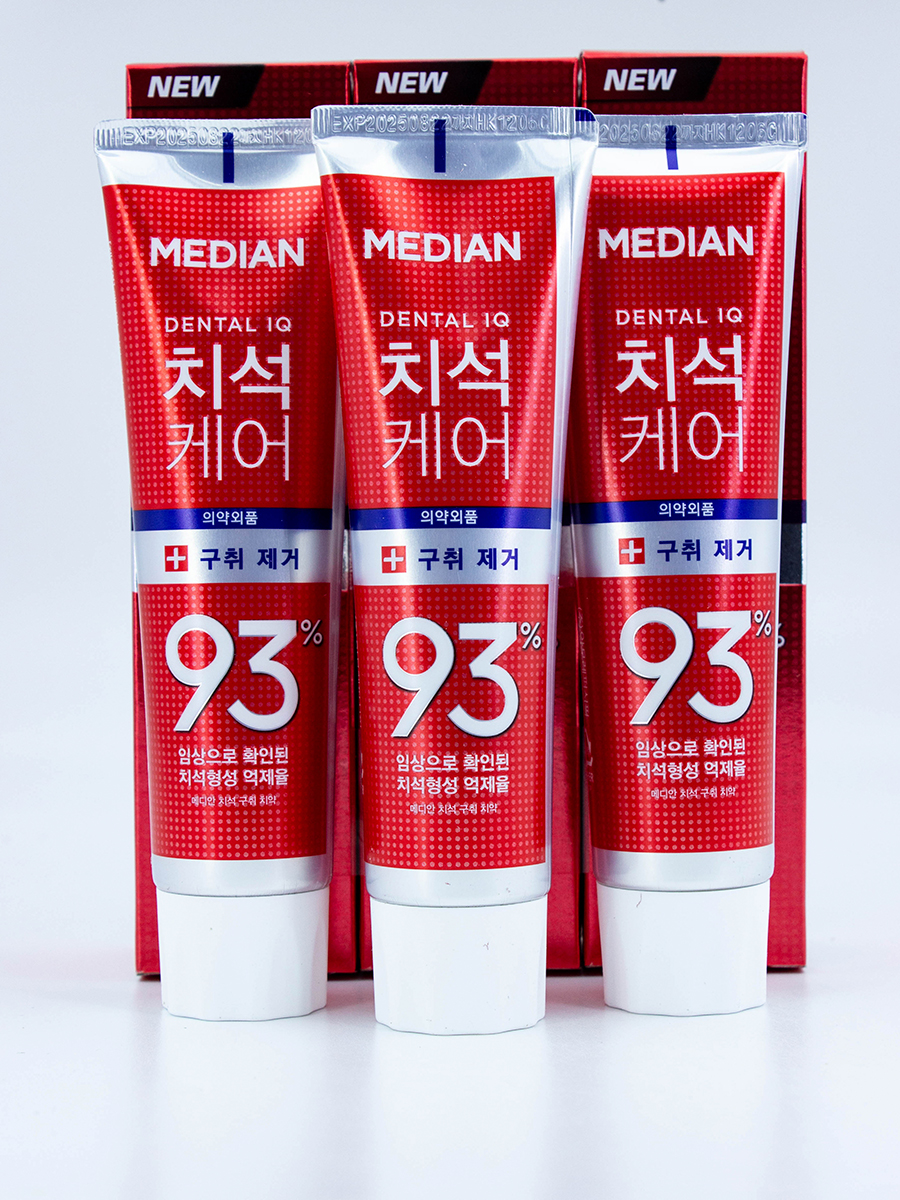 MED - ЗУБНАЯ ПАСТА ОСВЕЖАЮЩАЯ С ЦЕОЛИТОМ MD IQ 93% REMOVE BAD BREATH, 3 ШТ. * 120 МЛ.