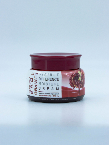 FARMSTAY - КРЕМ ДЛЯ ЛИЦА С ЭКСТРАКТОМ ГРАНАТА VISIBLE DIFFERERCE MOISTURE CREAM POMEGRANATE, 100 МЛ