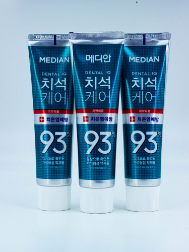 MED - ЗУБНАЯ ПАСТА ДЛЯ УХОДА ЗА ДЁСНАМИ С ЦЕОЛИТОМ И ЗЕЛЕНЫМ ЧАЕМ MD Q 93% PREVENT GINGIVITIS, 3 ШТ. *  120 МЛ.
