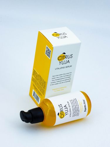 FARMSTAY - СЫВОРОТКА ДЛЯ ЛИЦА С ЭКСТРАКТОМ ЮДЗУ CITRUS YUJA VITALIZING SERUM, 100 МЛ.