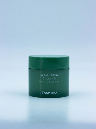 FARMSTAY - КРЕМ ДЛЯ ЛИЦА С ЭКСТРАКТОМ ЧАЙНОГО ДЕРЕВА TEA TREE BIOME CALMING WATER CREAM, 80МЛ.