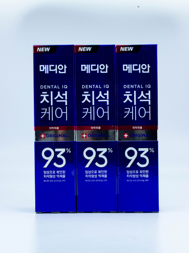 MED - ЗУБНАЯ ПАСТА ДЛЯ ВСЕЙ СЕМЬИ С ЦЕОЛИТОМ IQ 93% ORIGINAL TOOTHPASTE, 3 ШТ. * 120 МЛ.