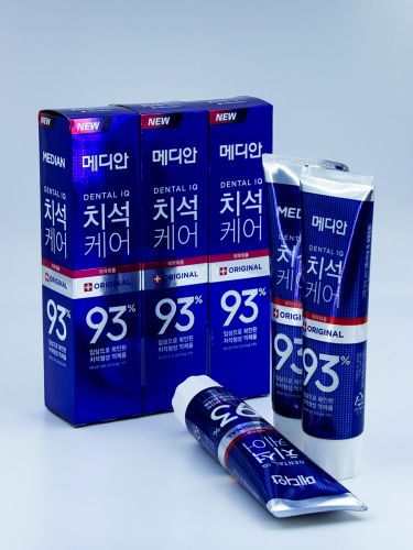MED - ЗУБНАЯ ПАСТА ДЛЯ ВСЕЙ СЕМЬИ С ЦЕОЛИТОМ IQ 93% ORIGINAL TOOTHPASTE, 3 ШТ. * 120 МЛ.
