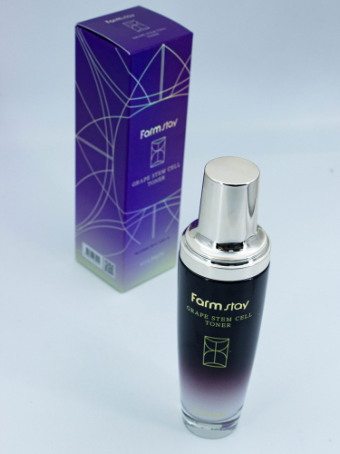 FARMSTAY - ТОНЕР ДЛЯ ЛИЦА С ФИТОСТВОЛОВЫМИ КЛЕТКАМИ GRAPE STEM CELL TONER, 130 ML