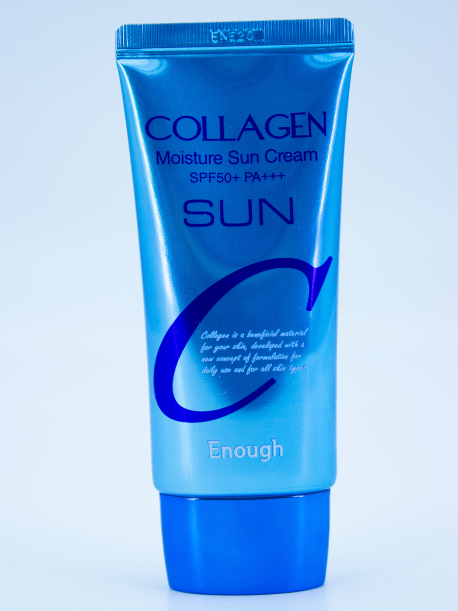 ENOUGH - КРЕМ УВЛАЖНЯЮЩИЙ СОЛНЦЕЗАЩИТНЫЙ С КОЛЛАГЕНОМ COLLAGEN MOISTURE SUN CREAM SPF50+ PA+++, 50 ML