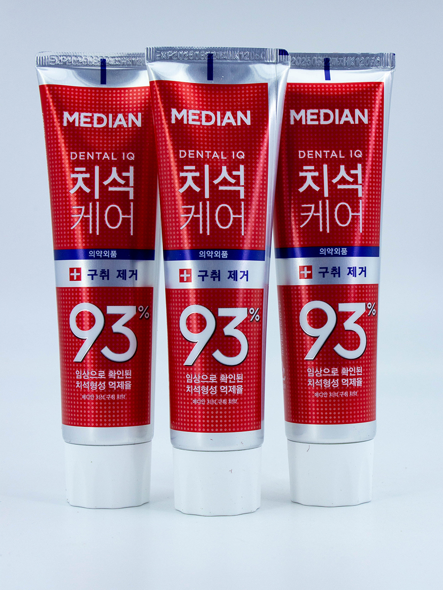 MED - ЗУБНАЯ ПАСТА ОСВЕЖАЮЩАЯ С ЦЕОЛИТОМ MD IQ 93% REMOVE BAD BREATH, 3 ШТ. * 120 МЛ.