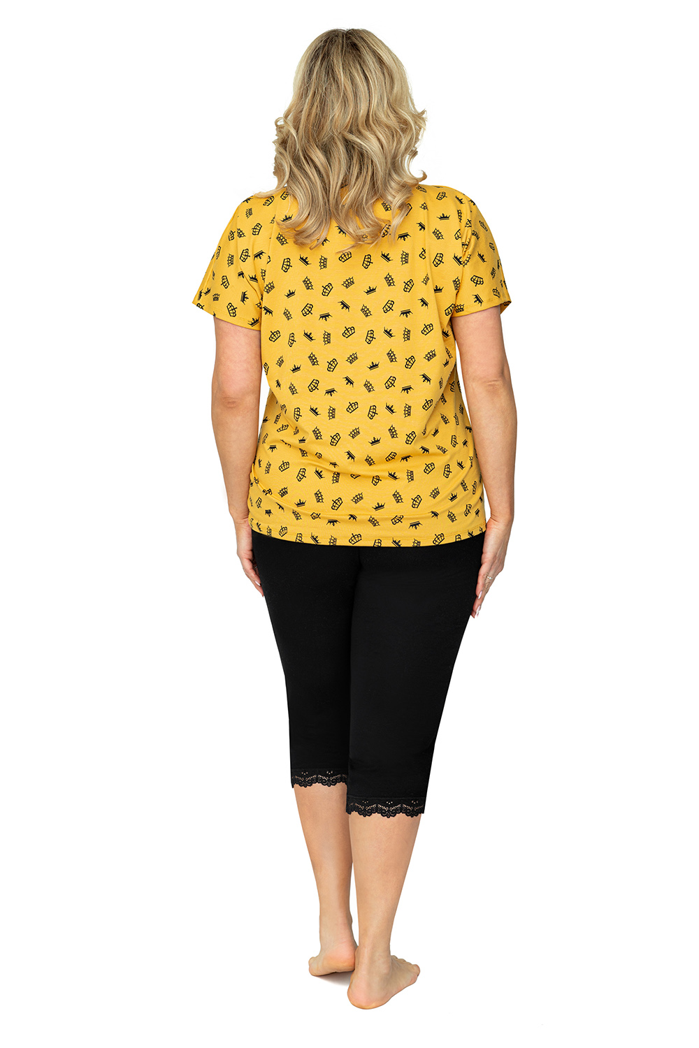 Queen 3/4 plus pyjamas Don_Queen 3/4 plus pyjamas Желтый Donna