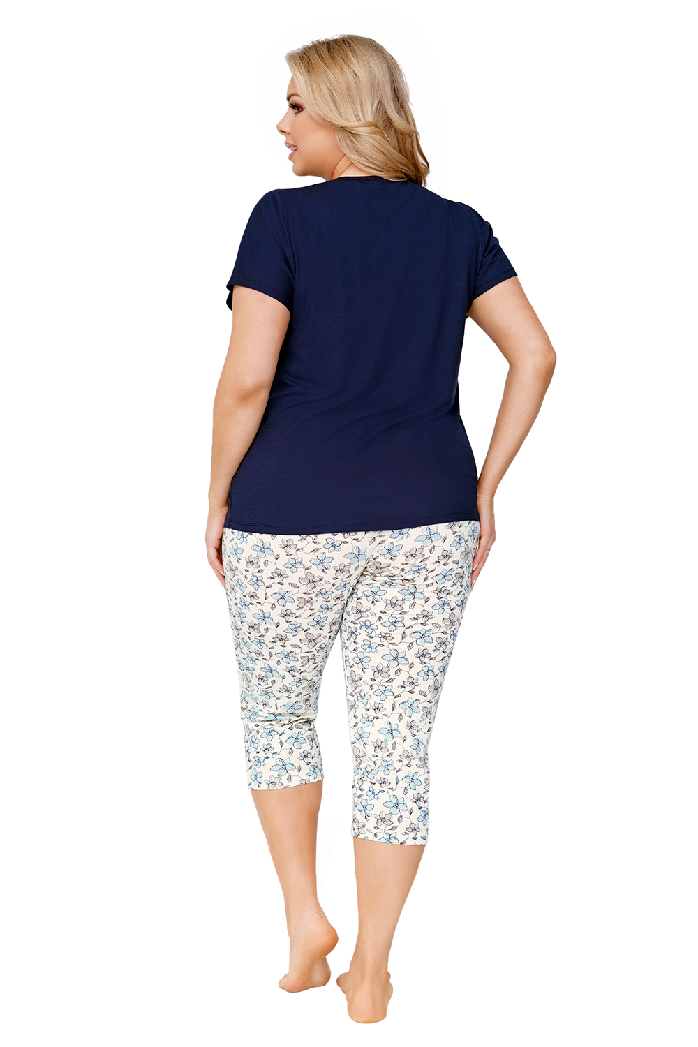Aria plus pyjamas Dark Blue Don_Aria plus pyjamas Dark Blue Темно-синий Donna
