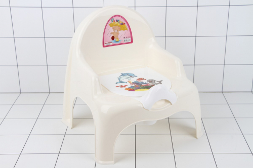 ГОРШОК детский кресло Ниш 11101 молочный /15шт (Дунья)