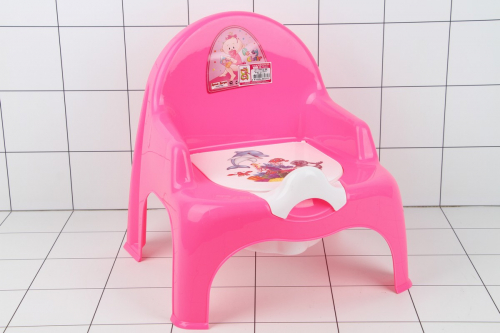 ГОРШОК детский кресло Ниш 11101 розовый /15шт (Дунья)