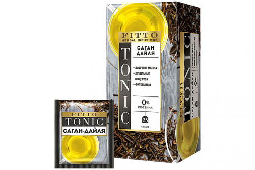 «Fitto», чай травяной Tonic саган-дайля, 25 пакетиков, 37,5 г
