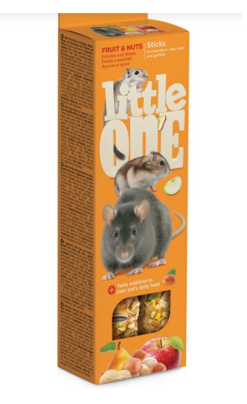 Little One Палочки для хомяков, крыс, мышей и песчанок, 2 шт. по 55 г.