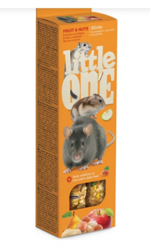 Little One Палочки для хомяков, крыс, мышей и песчанок, 2 шт. по 55 г.