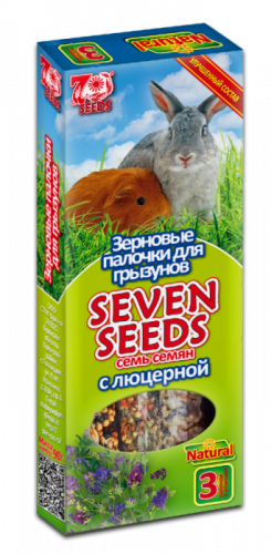 Seven Seeds Палочки для грызунов, с люцерной 3 шт