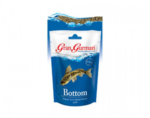 Зоомир Gran Gurman Bottom Корм для сомов и других придонных рыб, 25 г.