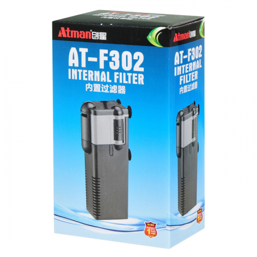 Atman Фильтр внутренний AT-F302 для аквариумов до 60 литров, 450 л/ч, 6,5W