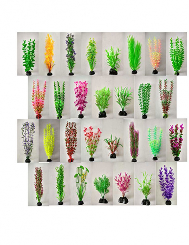 BARBUS Пластиковое растение набор МИКС 20 см. PLANT 079/Stock 020
