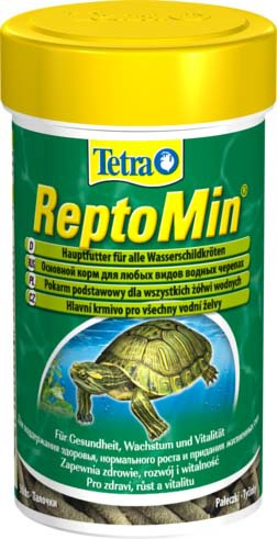 Tetra ReptoMin корм для водных черепах в виде палочек 250 мл.