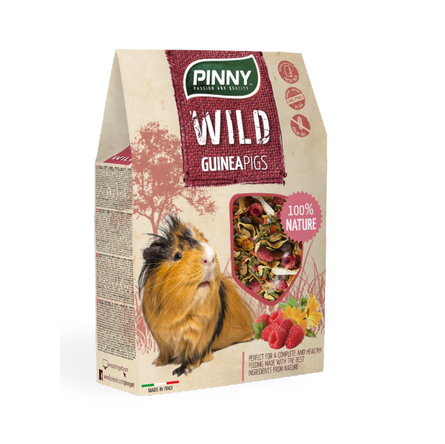 PINNY Wild Menu Полноценный натуральный корм для морских свинок с фруктами, овощами и цветами 600 г.