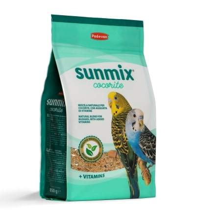 Padovan SUNMIX cocorite комплексный/основной для волнистых попугаев 850 г 